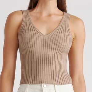 Quince Ribbed Knit Tank Top